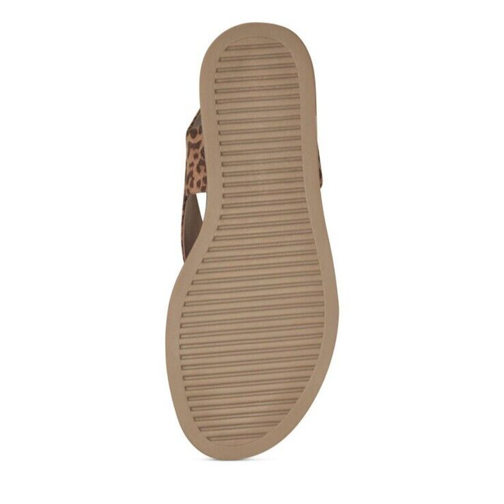 NEW Aerosoles Cele Womens Buckle Sandal Natural Leopard Print Comfort Size 7 - Picture 5 of 8